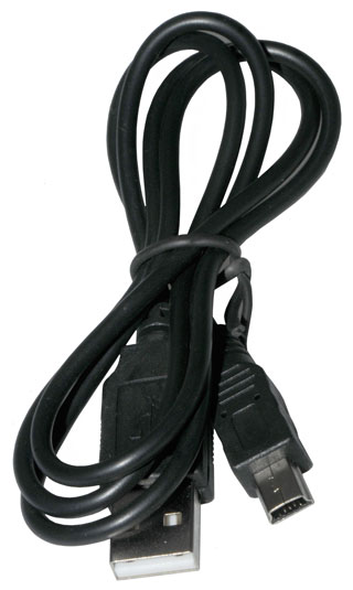 USB-A to 5-pin
            Mini-B Cable