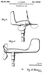 D145345 Wind
                      indicating apparatus or similar article, Louvan E.
                      Wood, Bendix Aviation, 1946-07-3