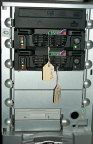 Disk Drive Drawers on WIN XP computer