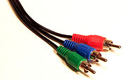 Cable
                    for either Red, Green & Blue or YPbPr Component
                    Video